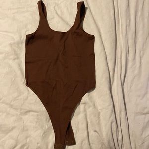 Brown bodysuit